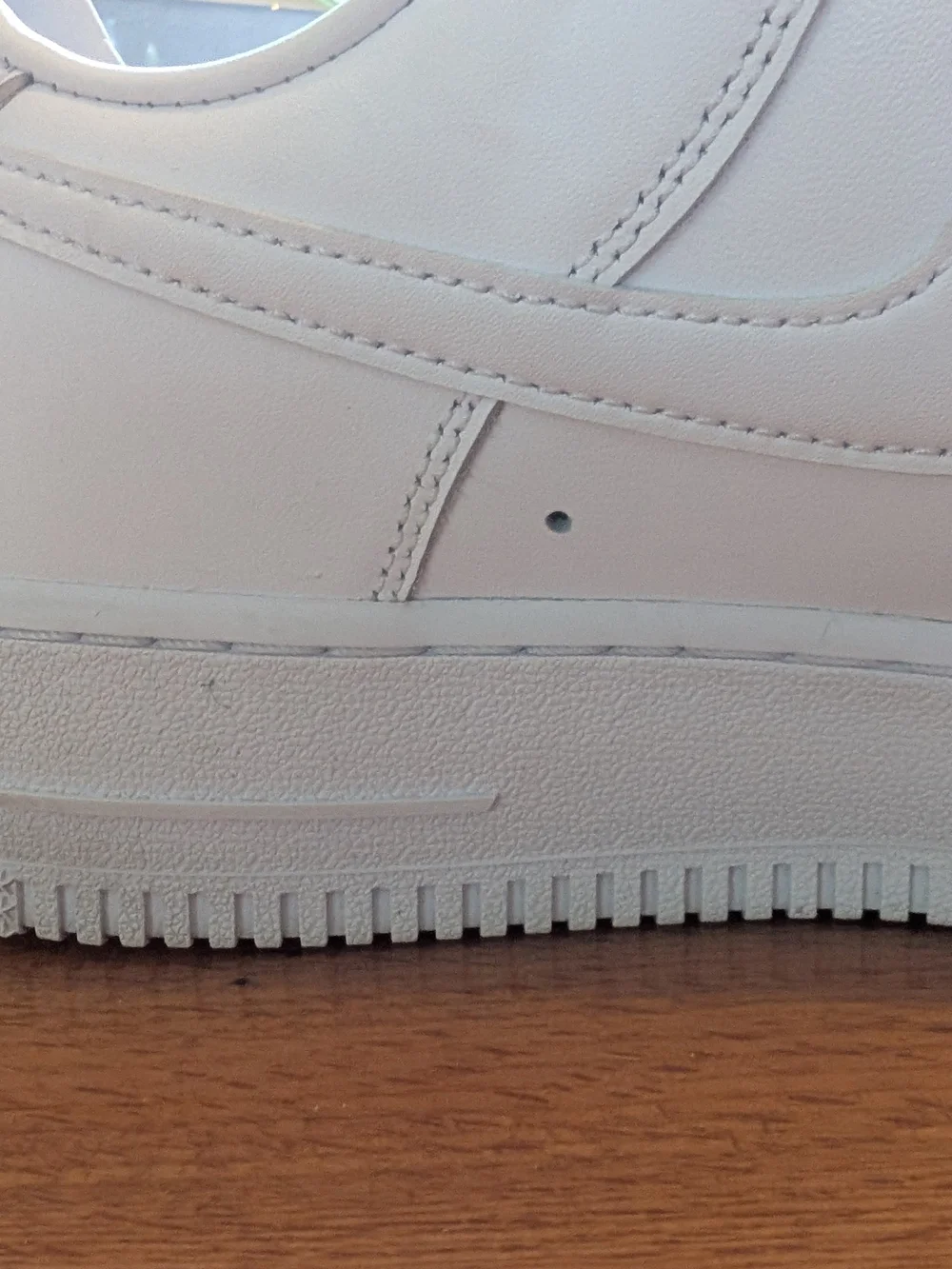 Nike White Leather Low-Top Sneakers